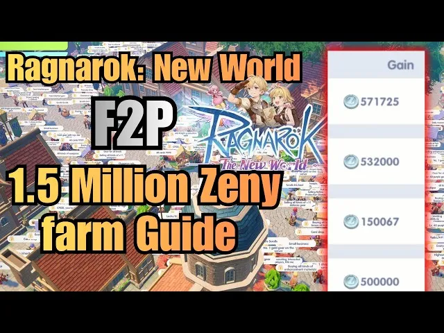 Ragnarok The New World Best Farming Spots - Zeny and Experience Grinding